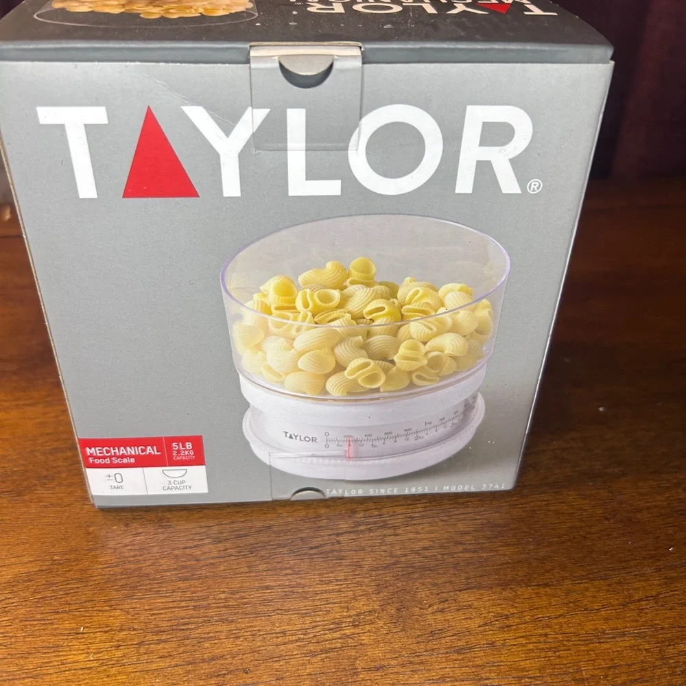 Taylor Mechanical Food Scale - Red and White